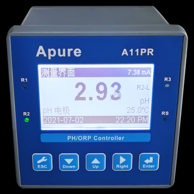 APURE,A11PR PH水質(zhì)在線檢測儀，具有高度的智能化和靈活性，可同時測量 PH/ORP 和溫度