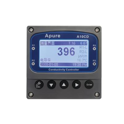 Apure A10CD工業(yè)在線(xiàn)電導(dǎo)率儀電阻率控制器電導(dǎo)率測(cè)試儀水質(zhì)檢測(cè)儀